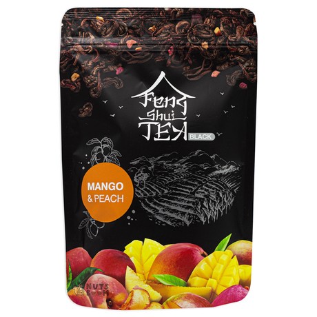 Черный чай манго-персик Feng Shui, 80 г