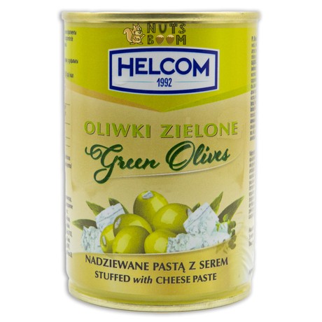 Оливки Helcom фаршировані сиром, 300 г