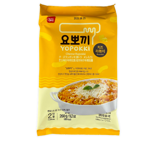Токпоки со вкусом сыра, 260 г