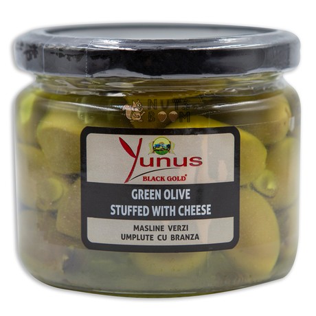 Оливки Yunus фаршированные сыром, 290 г