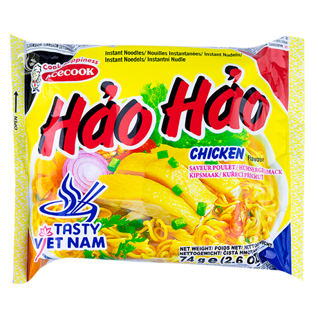Лапша Hao Hao со вкусом курицы, 74 г