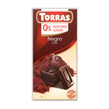 Чорний шоколад Torras (без цукру)