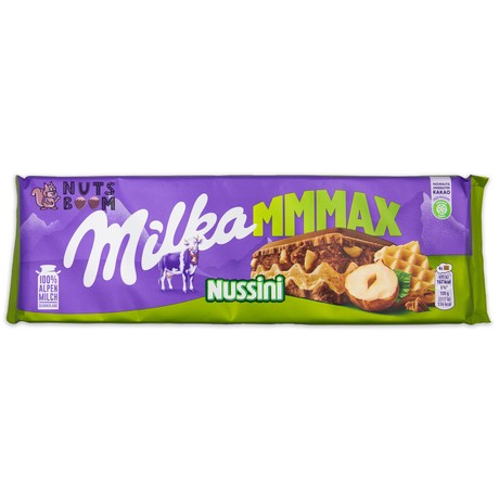 Шоколад Milka фундук-вафля, 300 г