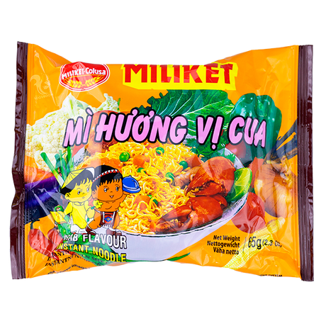 Лапша Miliket со вкусом крабов Miliket