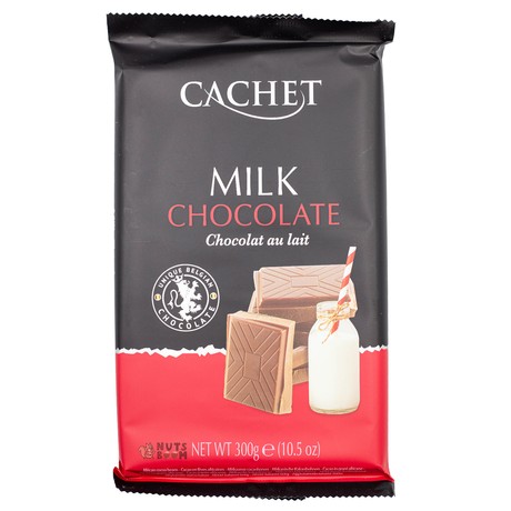 Молочный шоколад Cachet, 300 г