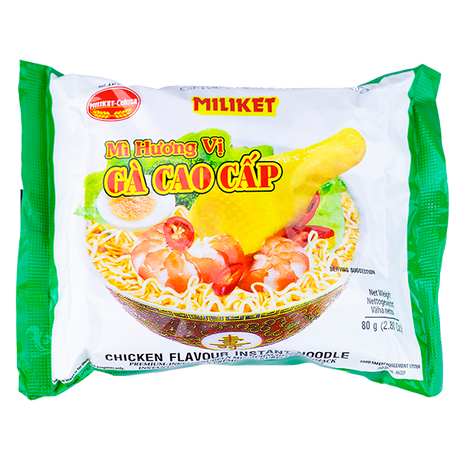 Лапша Miliket со вкусом курицы Miliket, 80 г