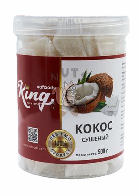 Кокос сушеный 0.5kg KING Original (без сахара), 500 г