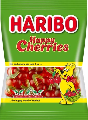 Жувальні цукерки Haribo "Happy Cherries", 175 г