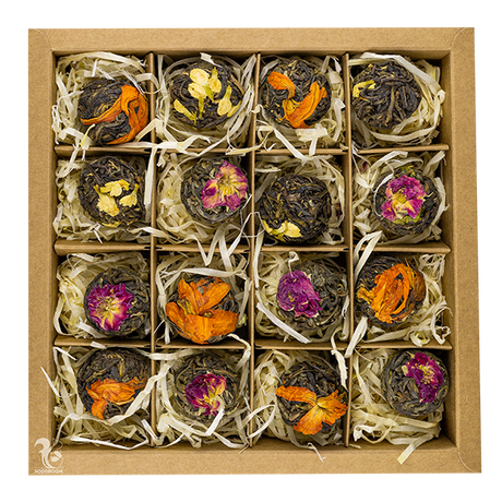 Подарунковий набір в'язаних чаїв "Чайна Гармонія", 150 г