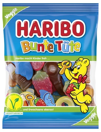 Жевательные конфеты Haribo "Bunte Tute", 175 г
