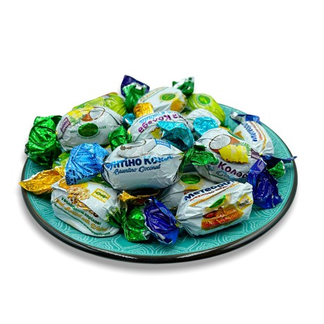 Мікс цукерок (баунтіно, курага, метеорит, піна-колада, мохіто), 500 г