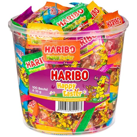 Жевательные конфеты Haribo mix (100х10г), 1000 г