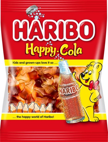 Жувальні цукерки Haribo "Happy Cola", 175 г