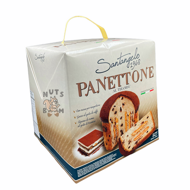 Santangelo Панетоне з кремом тирамісу та кусочками шоколаду (908г), 908 г