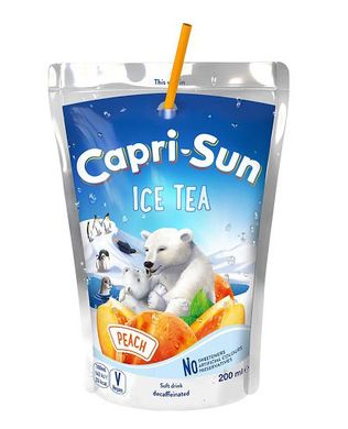 Сік Capri-Sun персик Ice tea , 200 мл