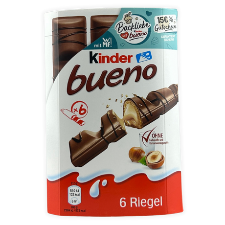Батончик Kinder Bueno, 130 г
