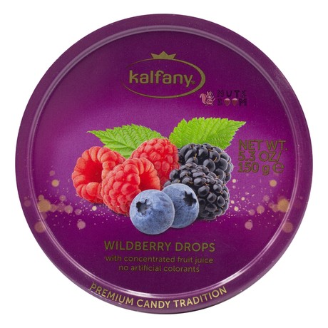 Леденцы в банке Kalfany (лесные ягоды), 150 г