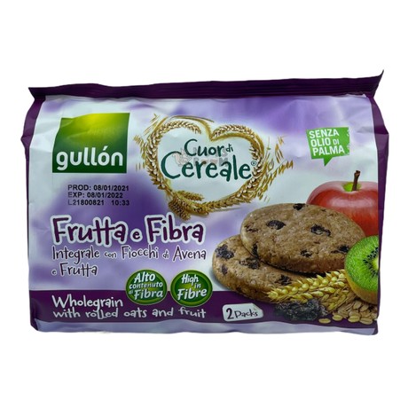 Печиво Gullon Frutta e Fibra 600гр, 600 г