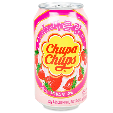 Напиток газированный Chupa Chups Клубника, 345 мл