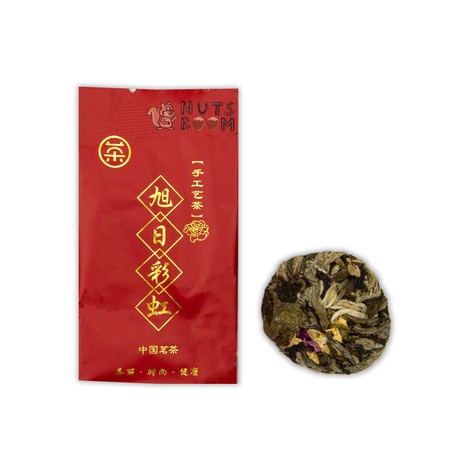 Китайский связанный чай в упаковке "Закат Солнца" №5, 50 г