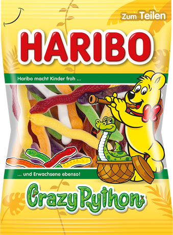 Жевательные конфеты Haribo Crazy Python, 175 г