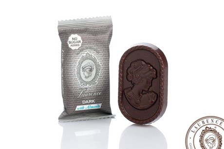 Lady no sugar dark chocolate with almonds / Леді чорний шоколад з мигдалем (без цукру), 100 г