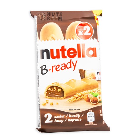 Вафельні батончики Nutella B ready, 44 г
