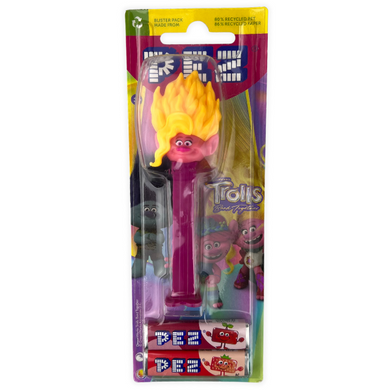Игрушка с конфетами PEZ Trolls (В ассортименте), 1 шт