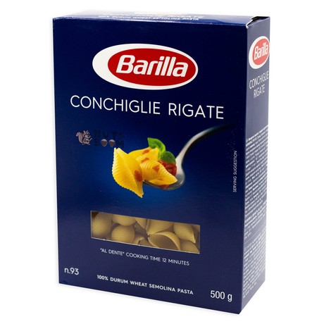 Макароны Barilla №93 Conchiglie Rigate, 500 г