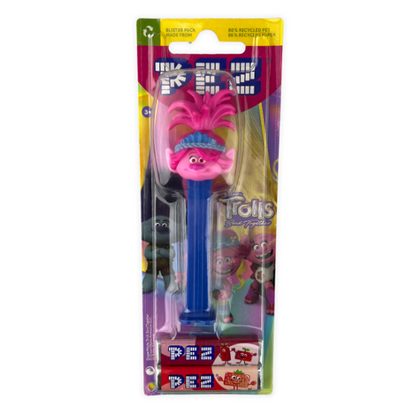 Игрушка с конфетами PEZ Trolls (В ассортименте), 1 шт