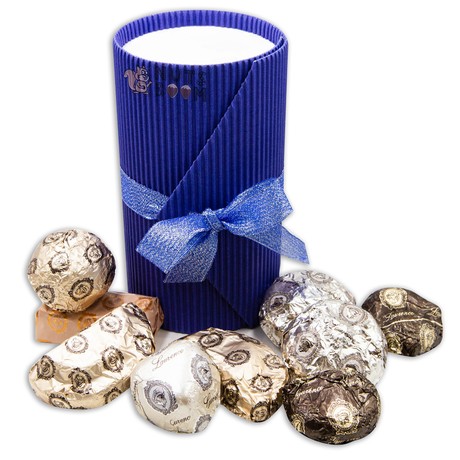 Подарочный тубус конфет Laurence "Blue М", 330 г