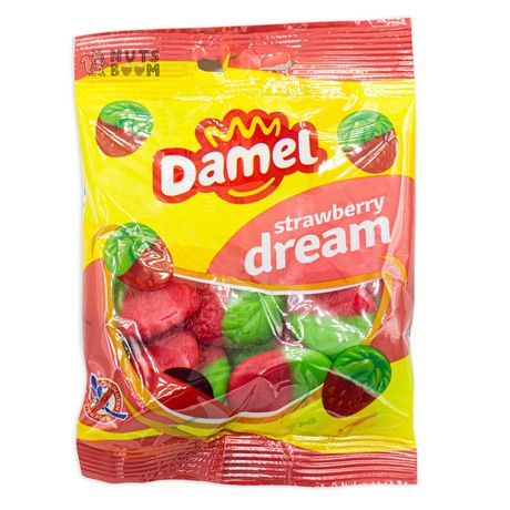 Жувальні цукерки Damel "Strawberry", 70 г