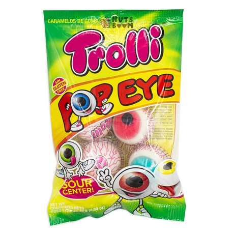 Жевательные конфеты Trolli "Глаза", 76 г