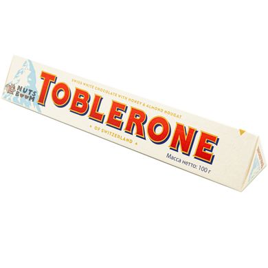 Белый шоколад Toblerone, 100 г