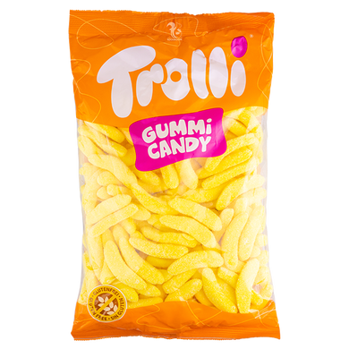 Конфеты Желейные Trolli Gummi Candy Banana, 1000 г