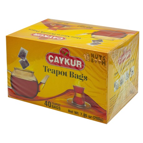 Турецкий чёрный чай Caykur 200гр (40п), 200 г