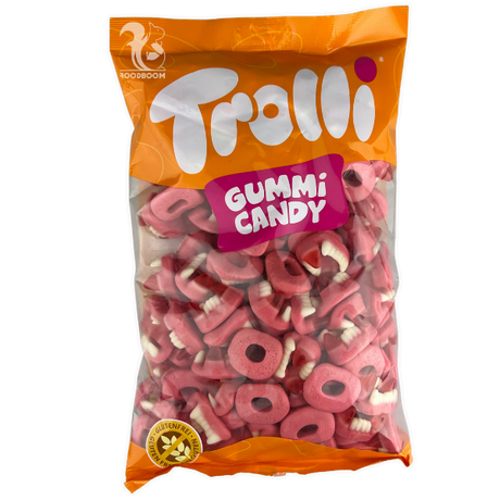 Конфеты Желейные Trolli Gummi Candy зубы Дракулы, 1000 г