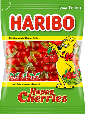 Жувальні цукерки Haribo Happy cherries, 200 г