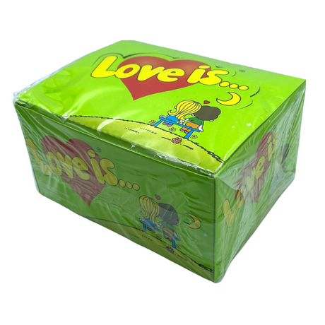 Жевательная резинка блок Love is яблоко-лимон (100шт), 420 г