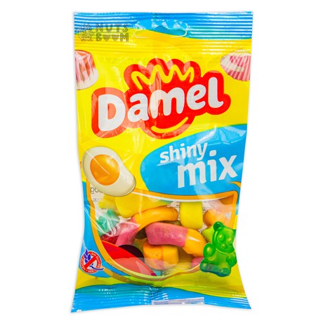 Жувальні цукерки №1 Damel "Shiny mix", 80 г