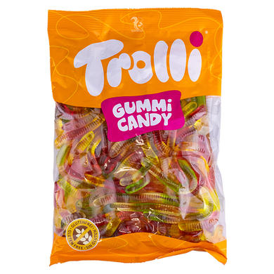 Конфеты Желейные Trolli Gummi Candy червячки, 1000 г