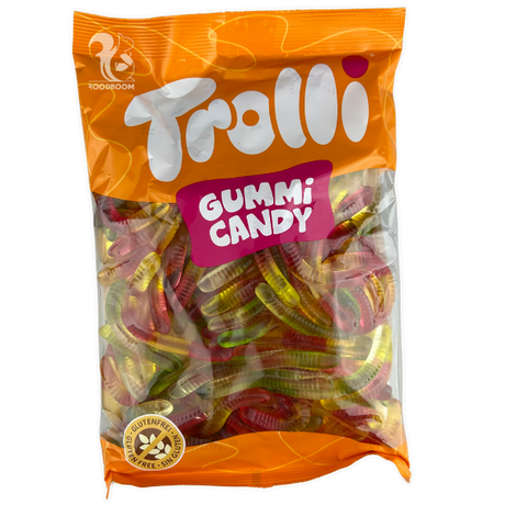 Конфеты Желейные Trolli Gummi Candy червячки, 1000 г