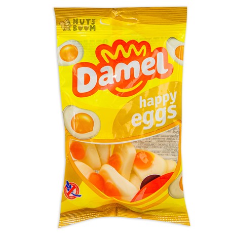 Жевательные конфеты №4 Damel "Fried eggs", 80 г