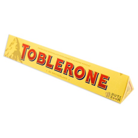 Молочный шоколад с медово-миндальной нугой Toblerone, 100 г