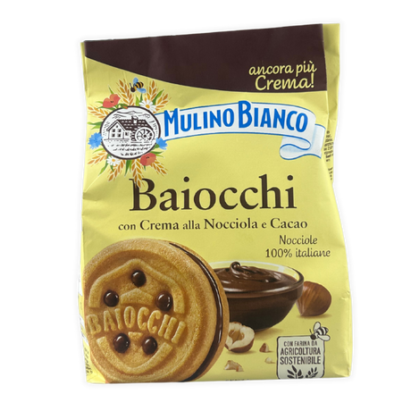 Печенье Mulino Bianco  Baiocchi (с нутеллой), 260 г