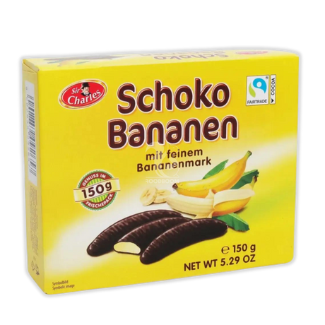 Банановое суфле Schoko Bananen, 150 г