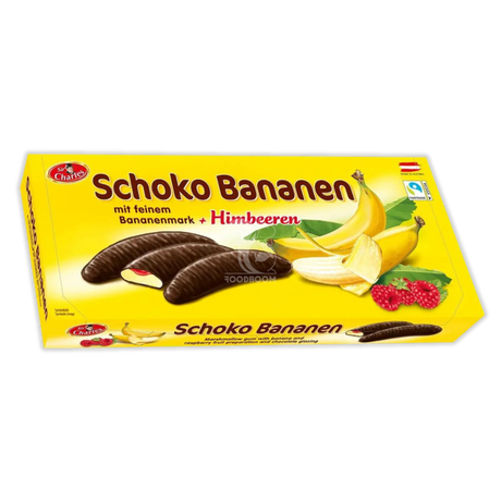 Бананове суфле з малиною Schoko Bananen, 300 г