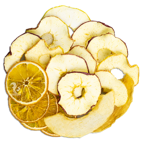 Мікс фруктових чипсів Яблуко-Апельсин-Диня (без цукру), 50 г