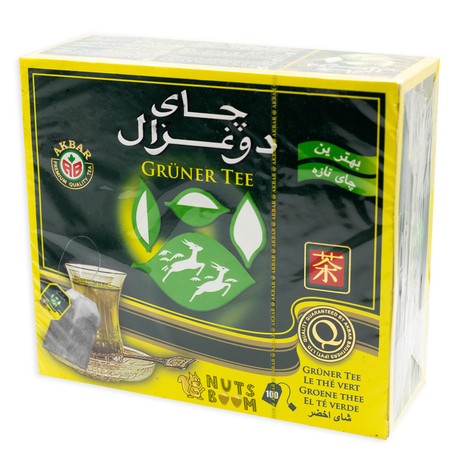 Чай зелений Akbar (100 пакетиків)