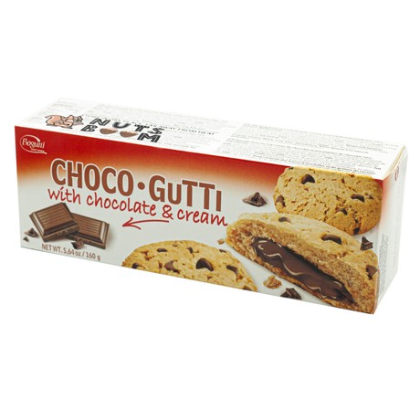 Печиво з шоколадною начинкою Choco-Gutti, 160 г